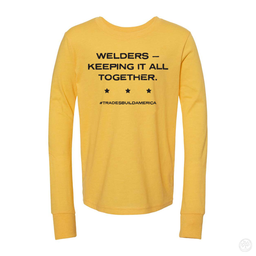 Welders, YOUTH Bella + Canvas CVC Long Sleeve Tee